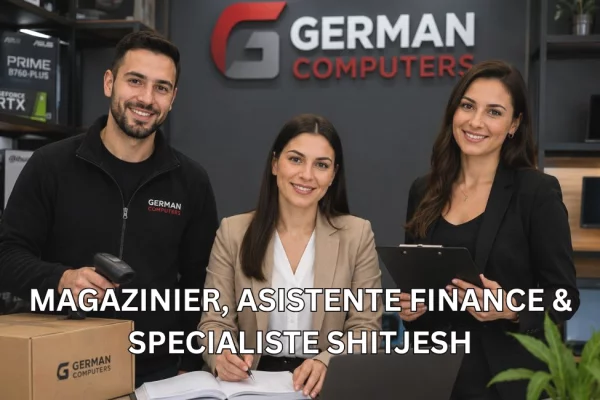 Njoftime Pune per Magazinier, Asistente Finance &amp; Specialiste Shitjesh ne Tirane