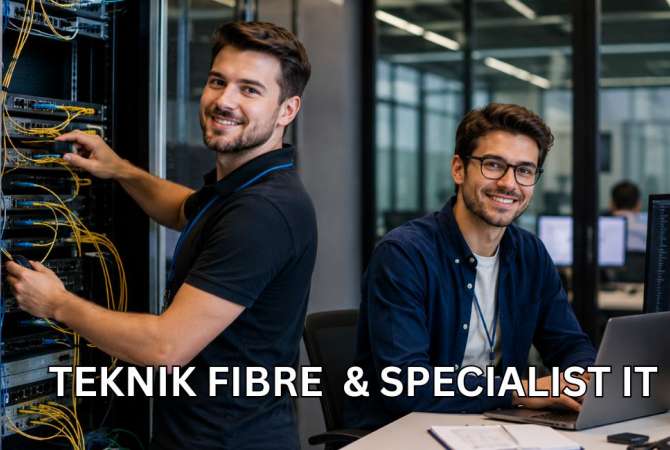 Njoftime Pune per Teknik Fibre &amp; Specialist IT ne Tirane