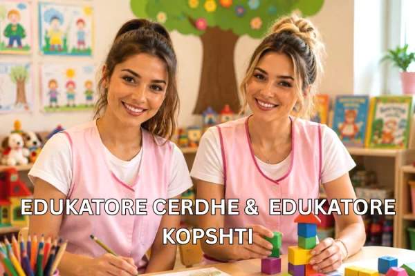 Njoftime Pune per Edukatore Çerdhe &amp; Edukatore Kopshti ne Tirane