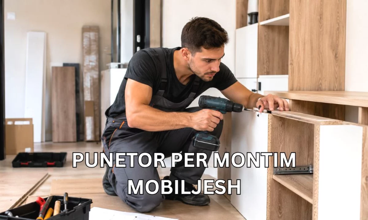 Njoftime Pune ne Tirane, Profesioni Punëtor për Montim Mobiljesh , Pa Eksperience, Pagesa Me Marreveshje.
