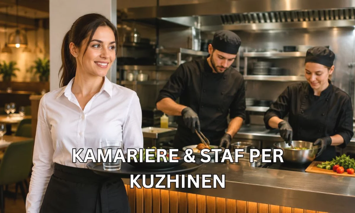 Njoftime Pune ne Vlore, Profesioni Kamariere & Staf për Kuzhinën , Fillestar/Pak eksperience, Pagesa Me Marreveshje.