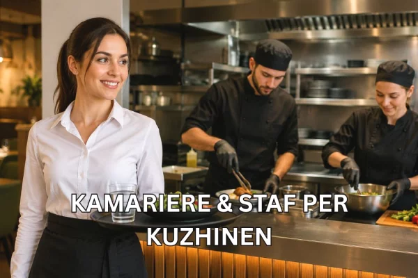 Njoftime Pune per Kamariere &amp; Staf për Kuzhinën ne Vlore