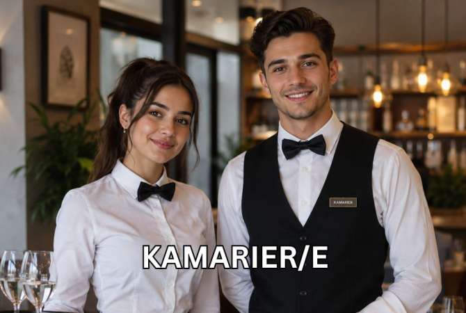 Njoftime Pune per Kamarier/e ne Tirane