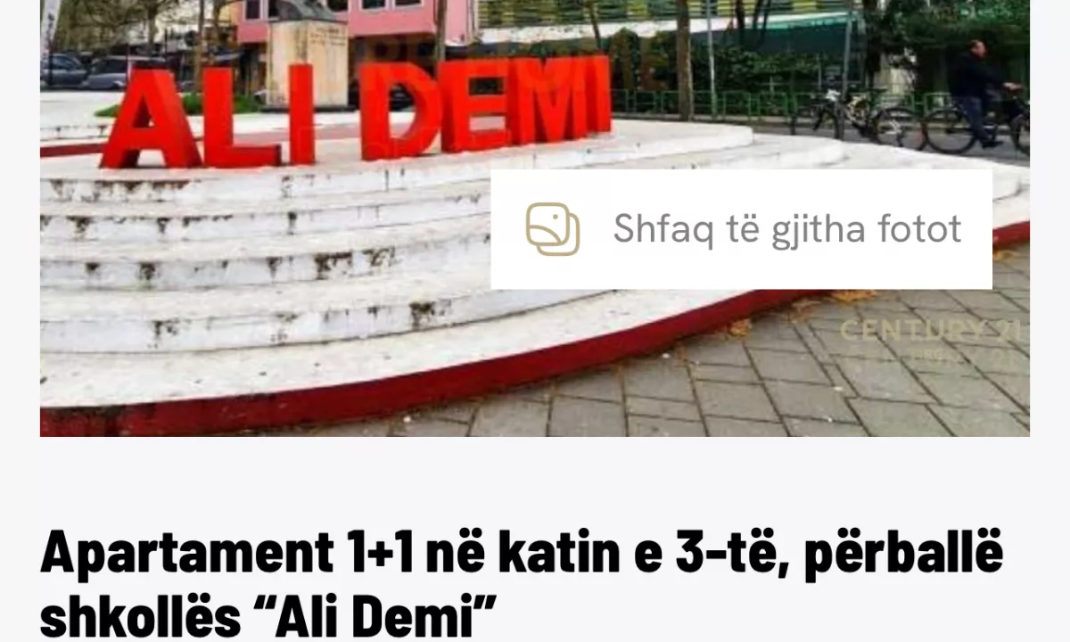 Shtepi ne shitje Apartament ne Tirane, 1+1, Mobilimi Bosh, pa mobiluar, Pagesa 103,000  Euro.