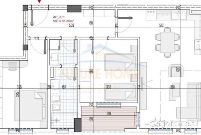 Shitet 2+1, Kamëz 85.300€