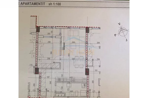 Appartamento in vendita a Tirana 1+1, Vuoto