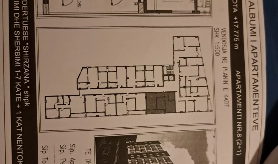 Shtepi ne shitje Apartament ne Tirane, 2+1, Mobilimi E mobiluar, Pagesa 102,000  Euro.