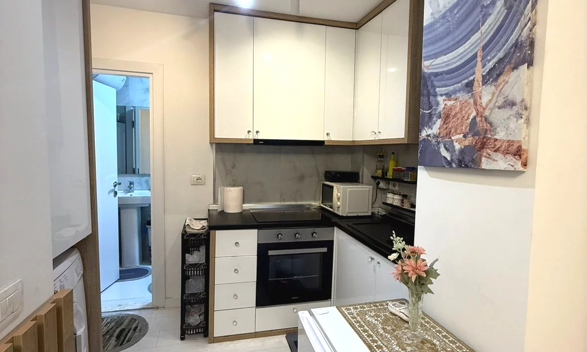 Shtepi ne shitje Apartament ne Tirane, Garsoniere, Mobilimi E mobiluar, Pagesa 86,000  Euro.