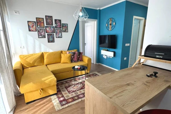 Shtepi me qera Apartament ne Tirane, 1+1, Mobilimi E mobiluar, Pagesa 600  Euro.