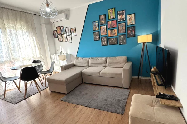 Shtepi me qera Apartament ne Tirane, 1+1, Mobilimi E mobiluar, Pagesa 600  Euro.