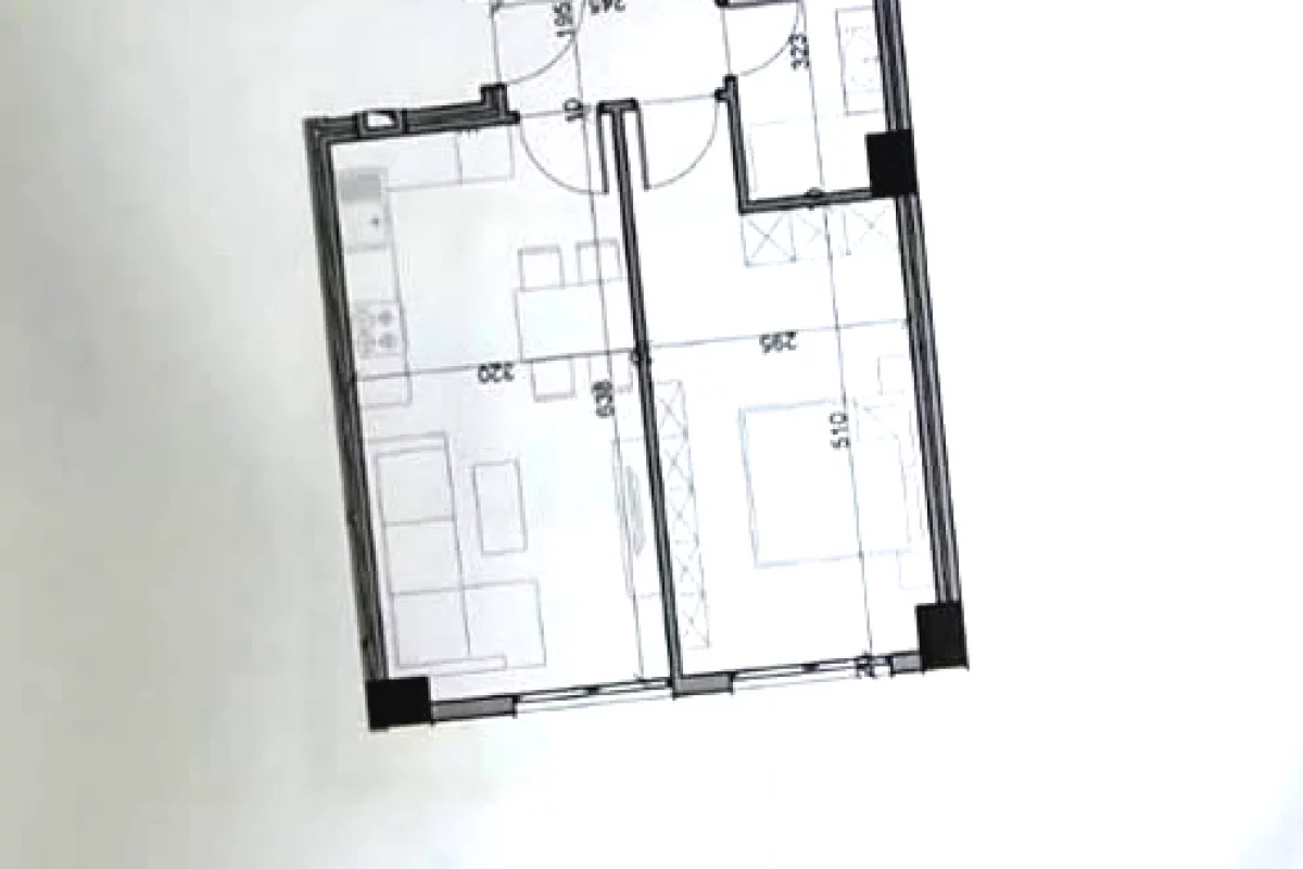 Shtepi ne shitje Apartament ne Tirane, 1+1, Mobilimi Bosh, pa mobiluar, Pagesa 70,000  Euro.