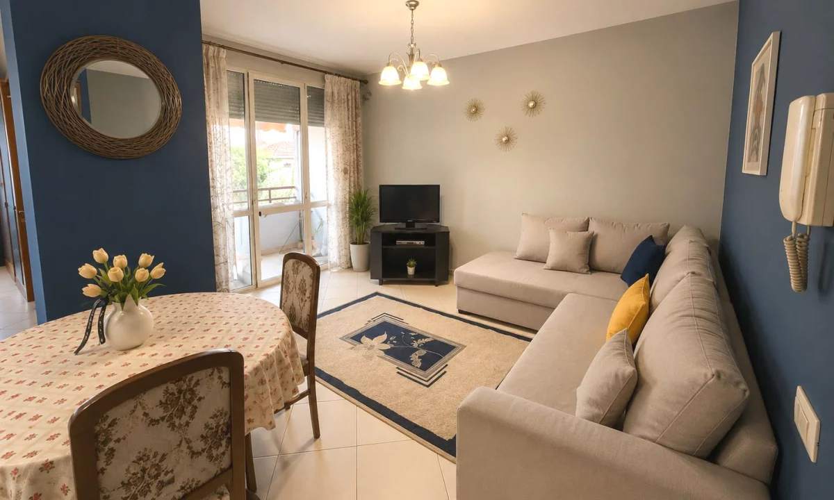 Shtepi me qera Apartament ne Tirane, 1+1, Mobilimi E mobiluar, Pagesa 500  Euro.