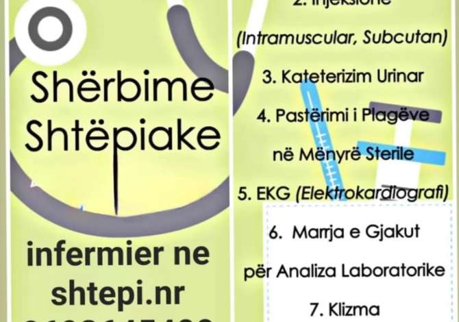 Sherbime Profesionale ne Tirane - 25 Euro