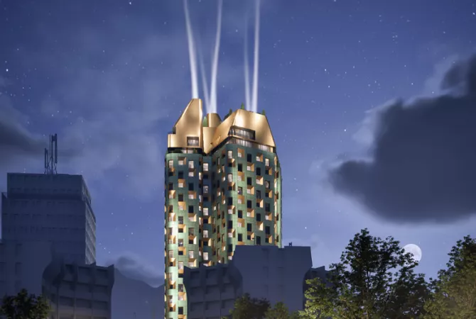 Shitet, Apartament 1+1, Bazaar Gate, Tirana - 259,000€ | 75 m²