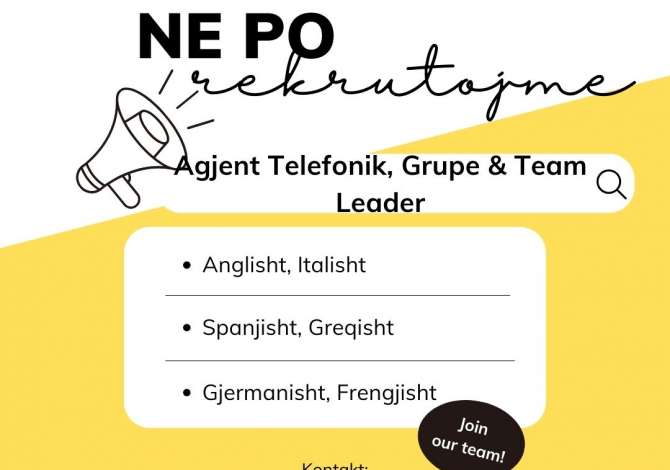 Job Offers for Call Center Agent in Tirana