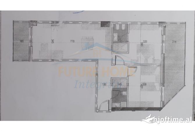 Shitet Apartament 2+1+Post Parkimi ,280000€ Rr.Mine Peza