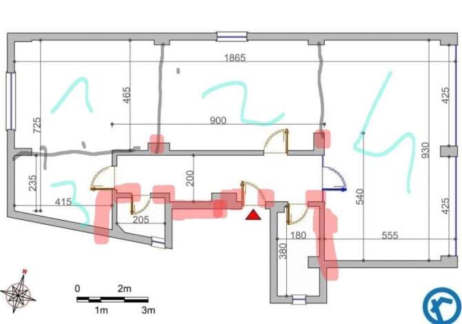 Jeprt me qera ambient per zyra prane Shkolles Petronini
