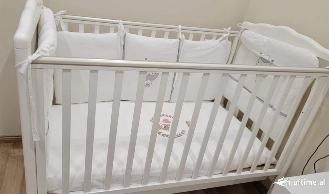 OKAZION Krevat PALI per femije + dyshek + mbrojtese + jorgan