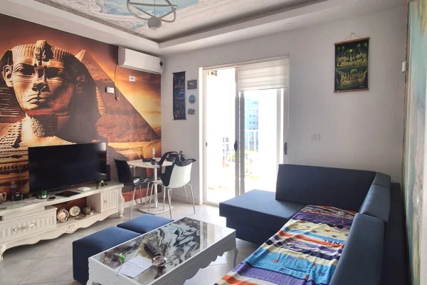 Shtepi me qera Apartament ne Tirane, 1+1, Mobilimi E mobiluar, Pagesa 50,000  Leke.