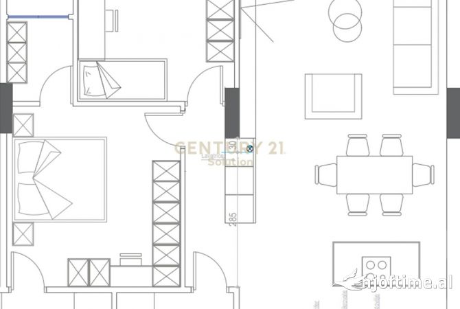 Apartment for sale in Vlora 2+1, Emty