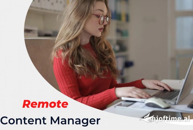 Njoftime Pune per Remote Content Manager ne Tirane