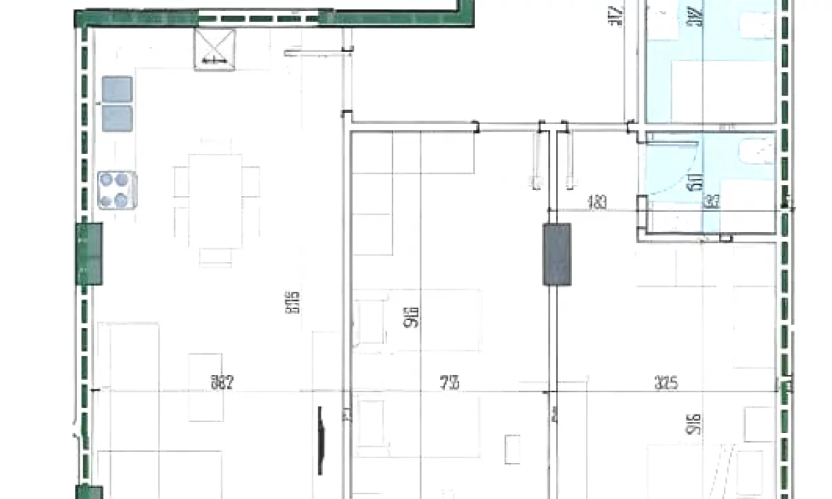 Shtepi ne shitje Apartament ne Tirane, 2+1, Mobilimi Bosh, pa mobiluar, Pagesa 128,060  Euro.