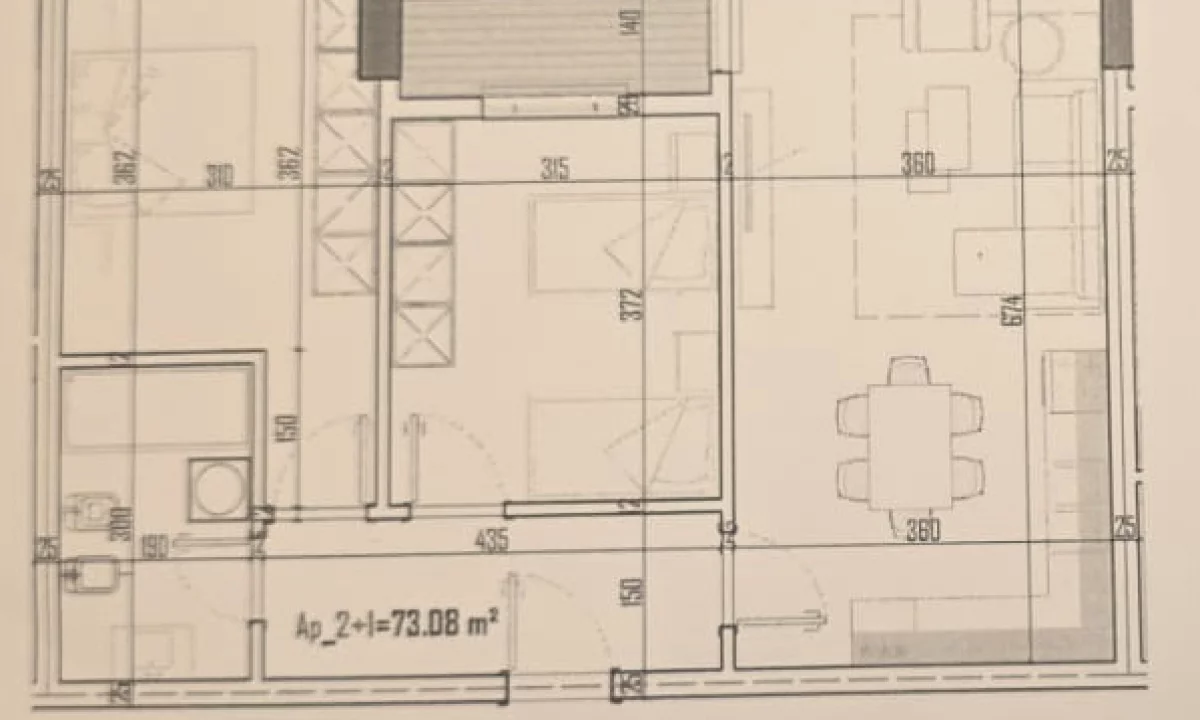 Shtepi ne shitje Apartament ne Tirane, 2+1, Mobilimi Bosh, pa mobiluar, Pagesa 92,000  Euro.
