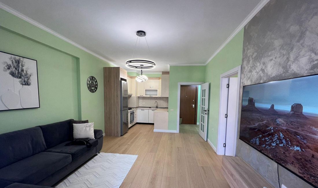 Shtepi ne shitje Apartament ne Tirane, 1+1, Mobilimi E mobiluar, Pagesa 107,000  Euro.