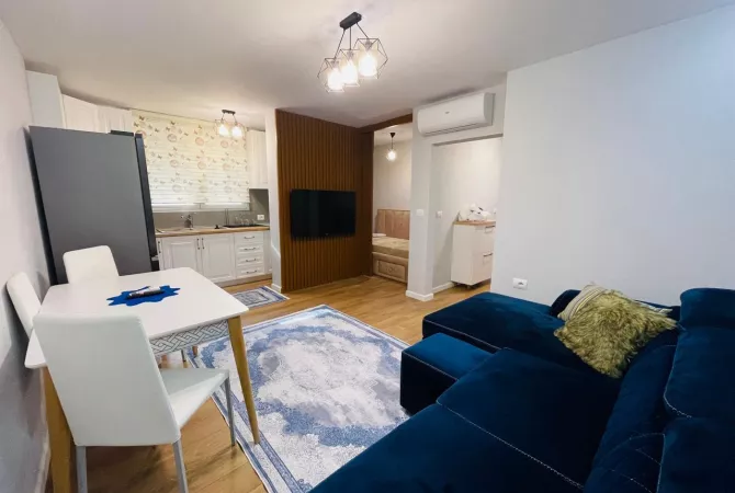 Shtepi me qera Apartament ne Tirane, 1+1, Mobilimi E mobiluar, Pagesa 70,000  Leke.