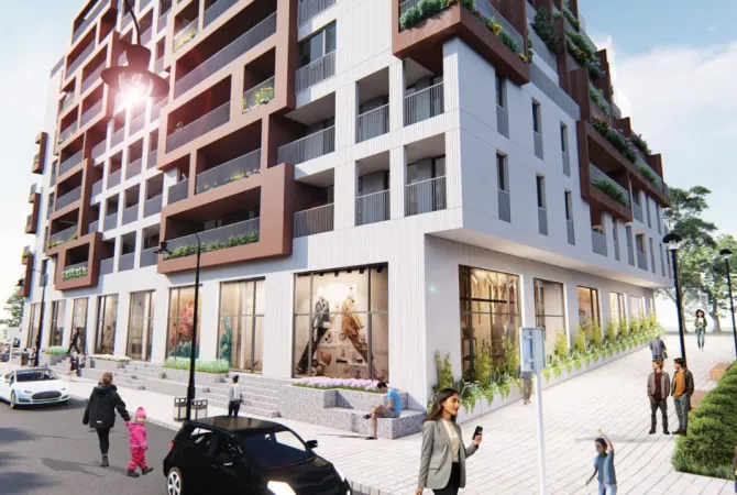  Shitet apartament 2+1+2  ne Kamez, Bathore