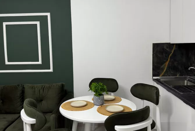 Shtepi ne shitje Apartament ne Durres, 1+1, Mobilimi E mobiluar, Pagesa 77,000  Euro.