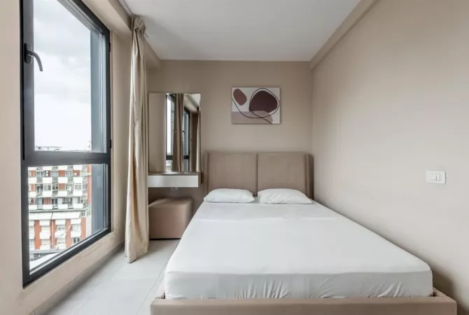 Shtepi me qera Apartament ne Tirane, 1+1, Mobilimi E mobiluar, Pagesa 70,000  Leke.