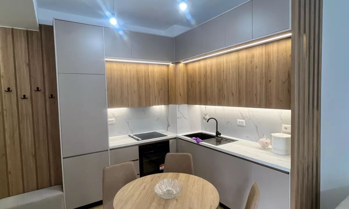 Shtepi me qera Apartament ne Tirane, 1+1, Mobilimi E mobiluar, Pagesa 500  Euro.