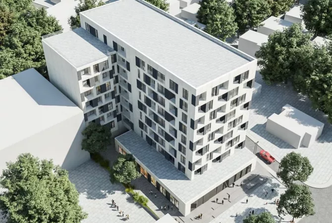 Shitet apartament 1+1 ne Kamez, Bathore