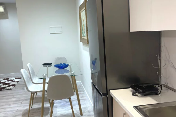 Shtepi me qera Apartament ne Tirane, 1+1, Mobilimi E mobiluar, Pagesa 1,000  Euro.