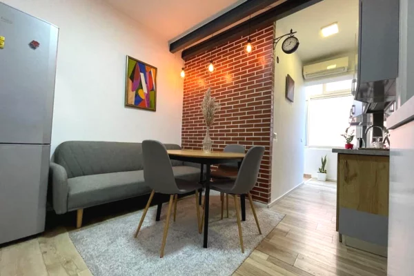 Shtepi me qera Apartament ne Tirane, 1+1, Mobilimi E mobiluar, Pagesa 60,000  Leke.