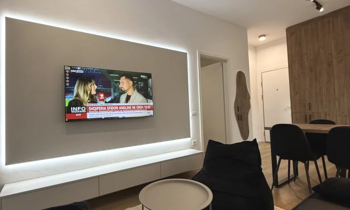 Shtepi me qera Apartament ne Tirane, 1+1, Mobilimi E mobiluar, Pagesa 550  Euro.