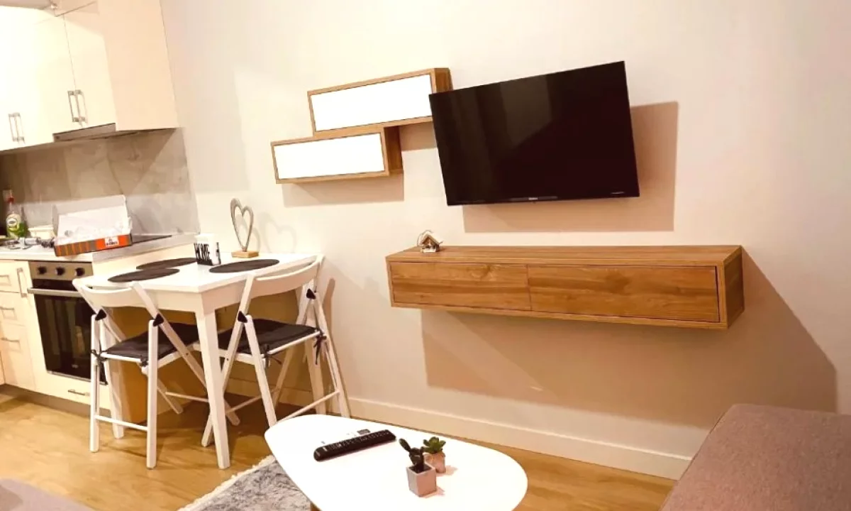 Shtepi me qera Apartament ne Tirane, 1+1, Mobilimi E mobiluar, Pagesa 650  Euro.