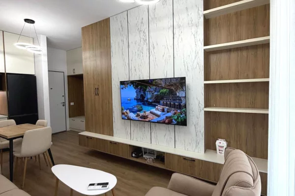 Shtepi me qera Apartament ne Tirane, 1+1, Mobilimi E mobiluar, Pagesa 45,000  Leke.