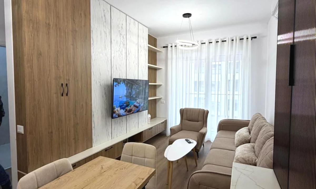 Shtepi me qera Apartament ne Tirane, 1+1, Mobilimi E mobiluar, Pagesa 45,000  Leke.