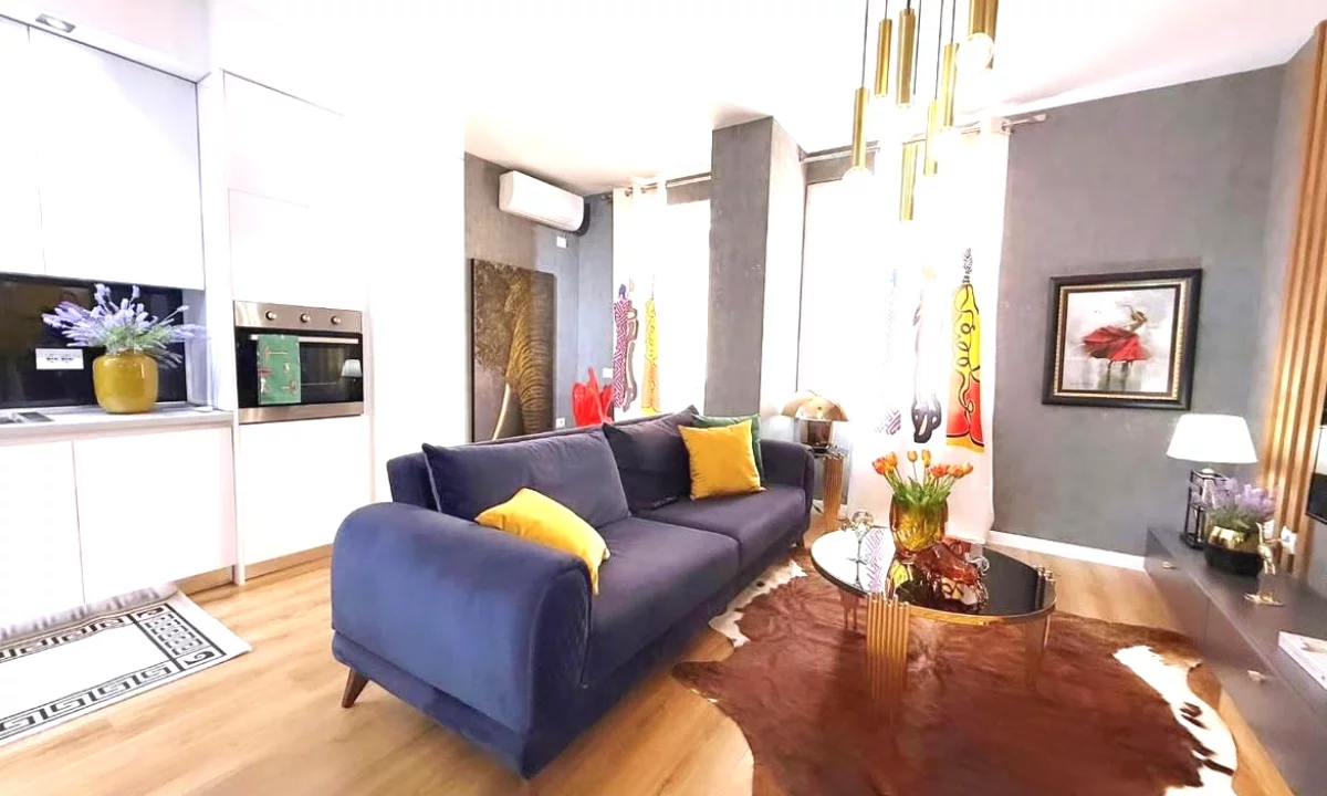 Shtepi me qera Apartament ne Tirane, 1+1, Mobilimi E mobiluar, Pagesa 800  Euro.