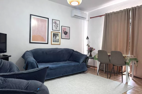 Shtepi me qera Apartament ne Tirane, 1+1, Mobilimi E mobiluar, Pagesa 40,000  Leke.