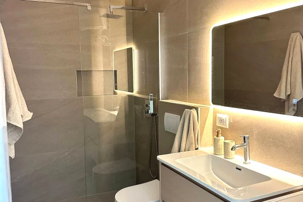 Shtepi me qera Apartament ne Tirane, 1+1, Mobilimi E mobiluar, Pagesa 55,000  Leke.