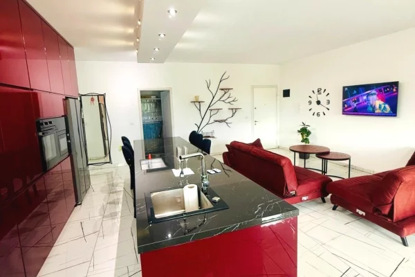 Shtepi me qera Apartament ne Tirane, 2+1, Mobilimi E mobiluar, Pagesa 1,200  Euro.
