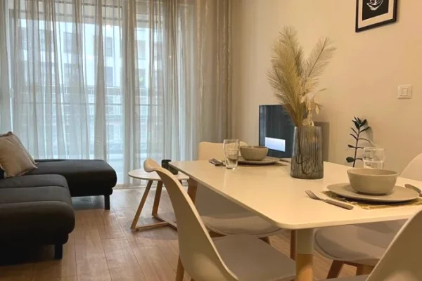 Shtepi me qera Apartament ne Tirane, 1+1, Mobilimi E mobiluar, Pagesa 650  Euro.