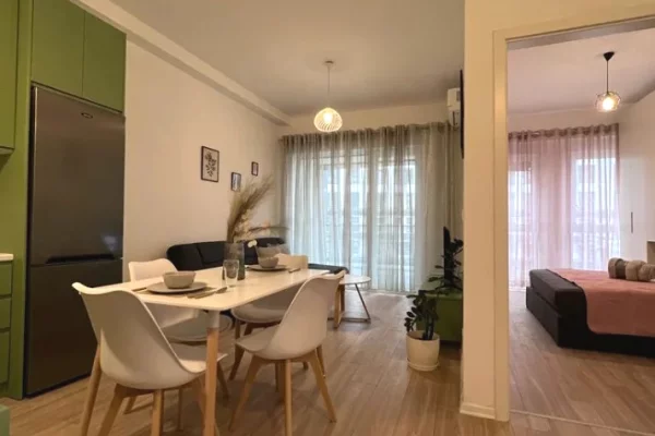 Shtepi me qera Apartament ne Tirane, 1+1, Mobilimi E mobiluar, Pagesa 650  Euro.
