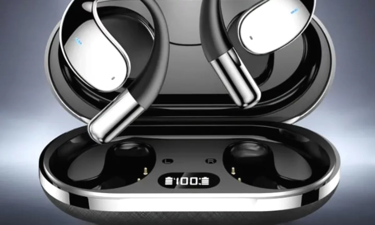 Kufje inteligjente Ai perkthim 144 gjuhe nepemjet app lidhje blutooth 5.4 batery 300mA 