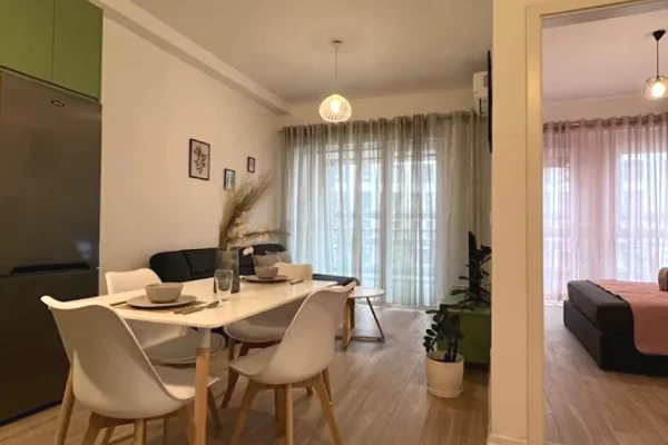 Shtepi me qera Apartament ne Tirane, 1+1, Mobilimi E mobiluar, Pagesa 650  Euro.