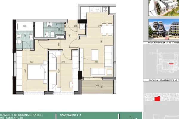 Apartament 1+1 me qera rruga Bardhyl  ID (R1106) Tirane