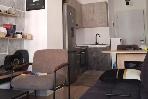 Shtepi me qera Apartament ne Tirane, 1+1, Mobilimi E mobiluar, Pagesa 50,000  Leke.